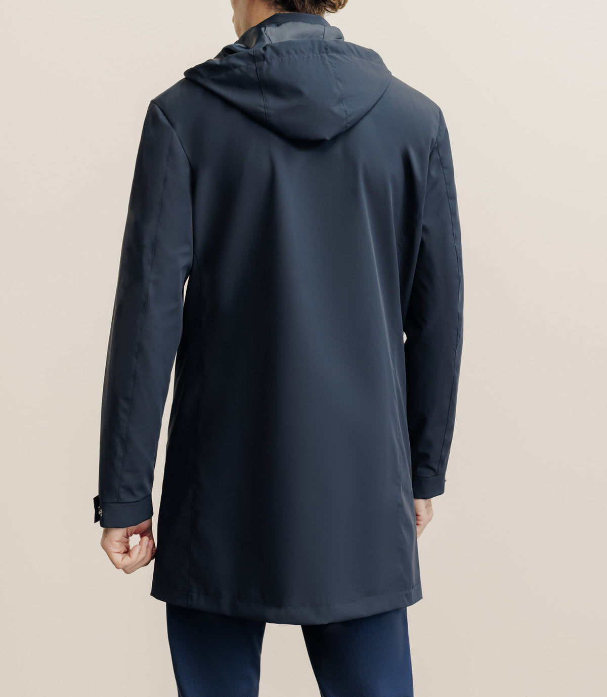 Parka longue et légère marine - IZAC