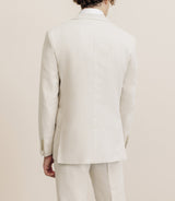 Veste ville 100% lin séparable beige - IZAC