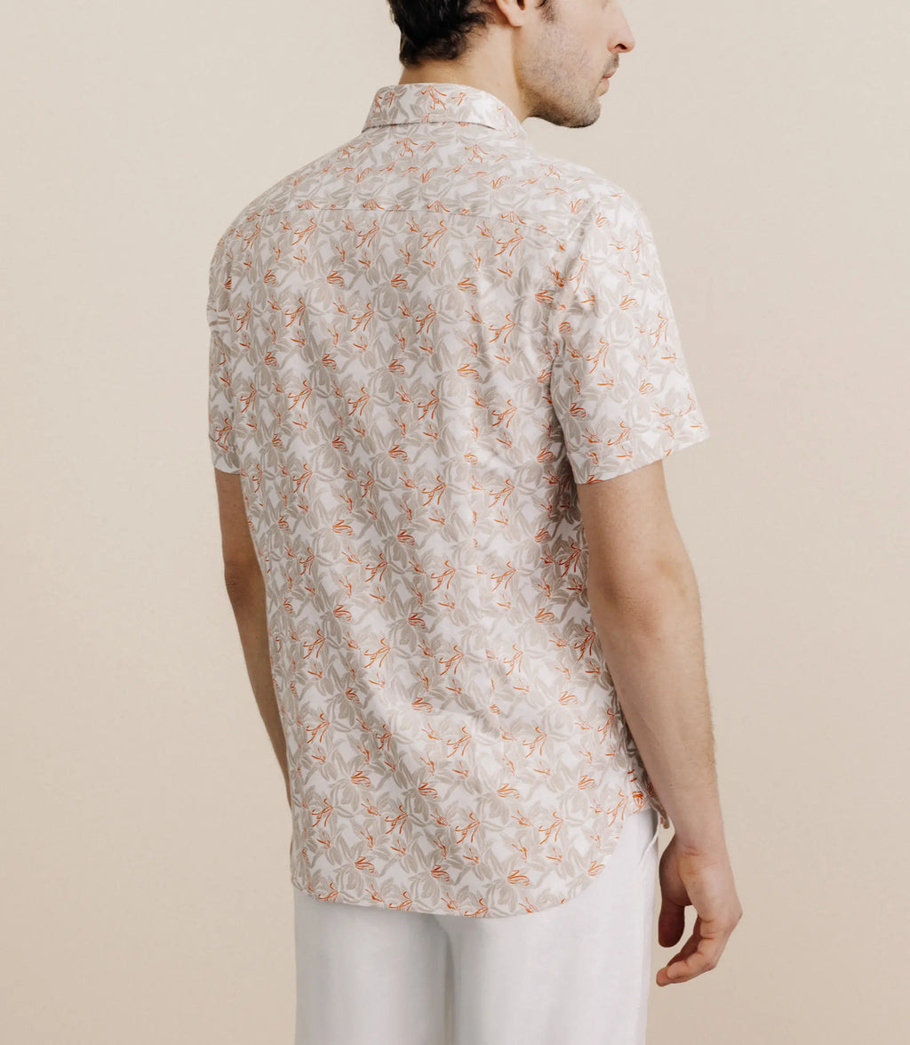 Chemise fantaisie beige - IZAC
