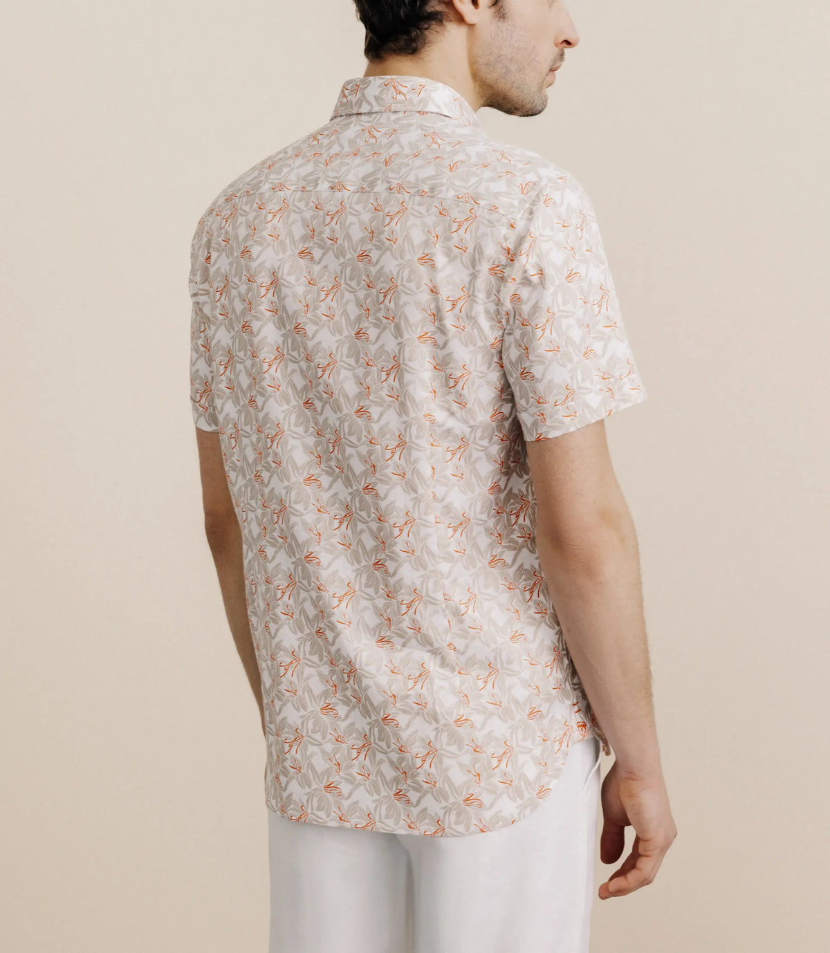 Chemise fantaisie beige - IZAC
