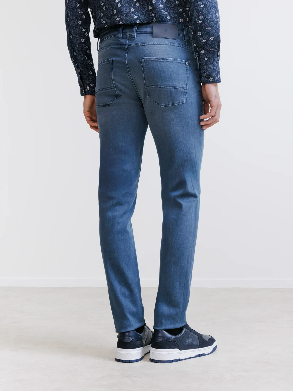 Jean 5 poches slim bleu - IZAC