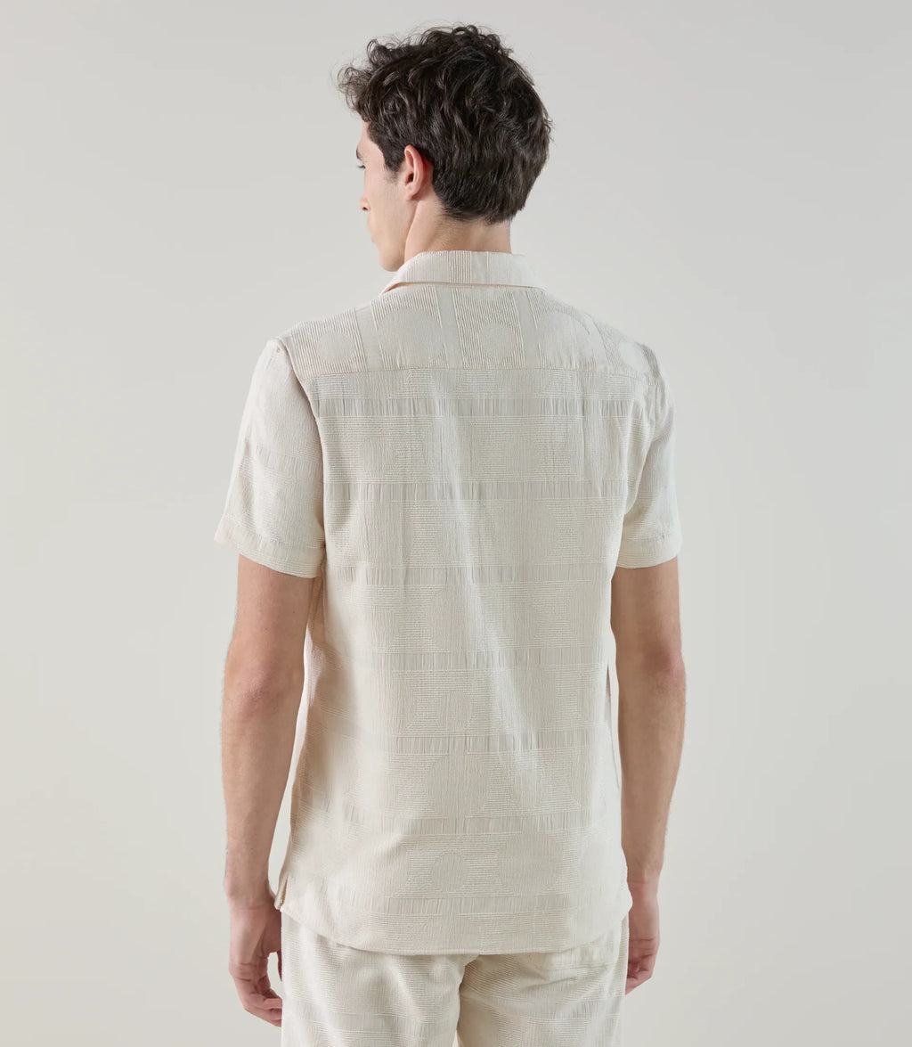 Chemise fantaisie écru - IZAC