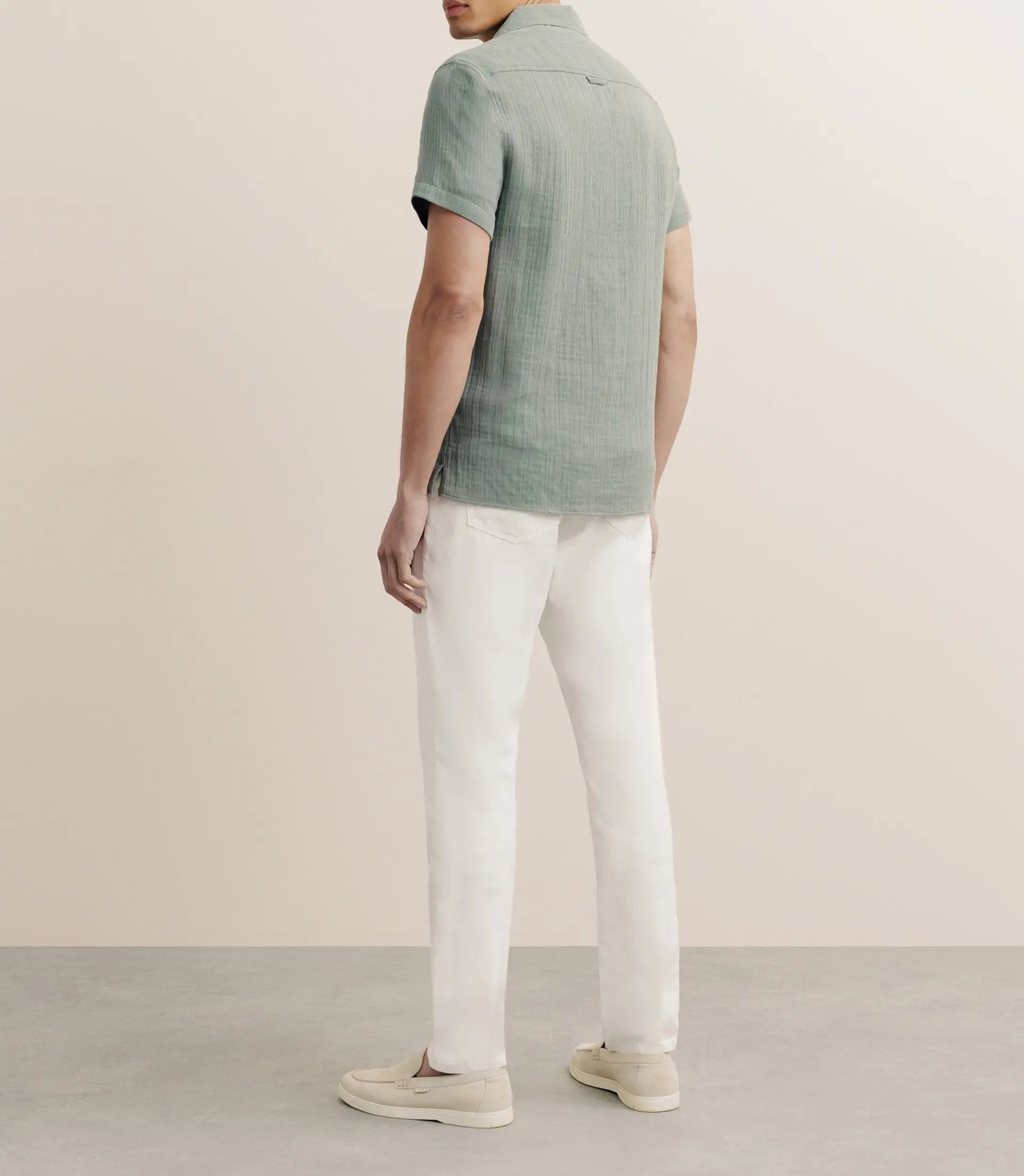 Chemise gaze de coton kaki - IZAC