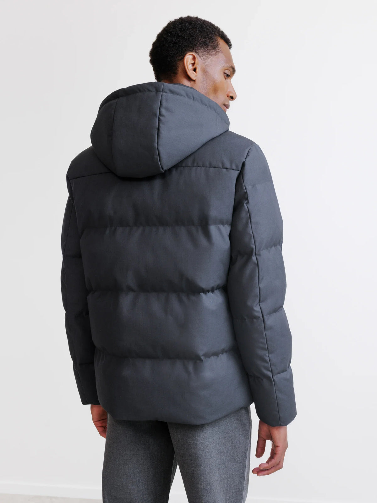 Doudoune courte anthracite - IZAC