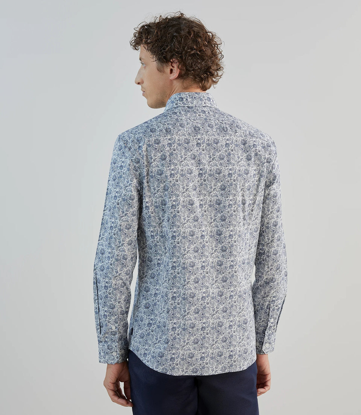 Chemise ville fantaisie blanche - IZAC