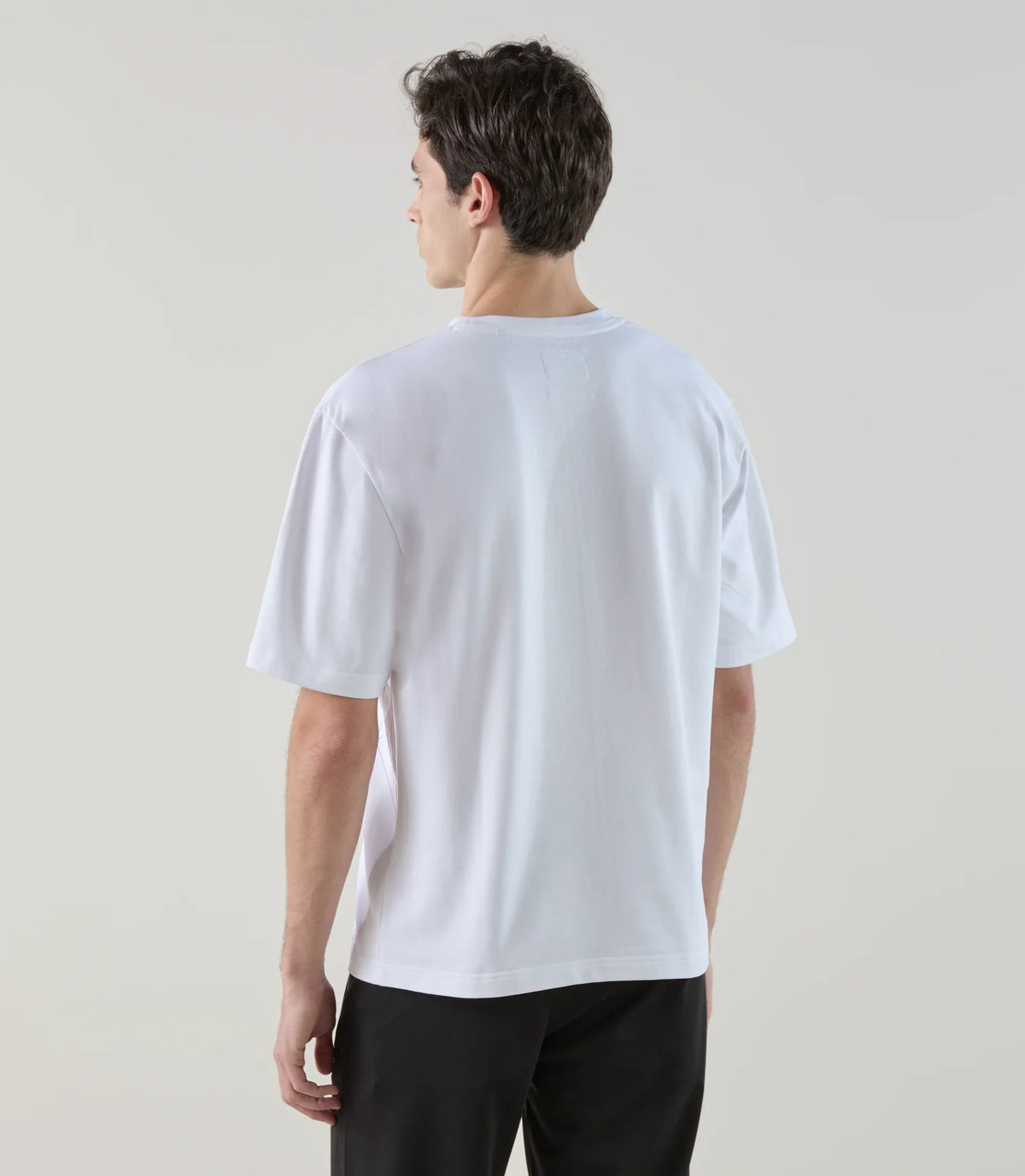 T-shirt oversize col rond blanc - IZAC
