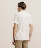 T-shirt manches courte print beige - IZAC