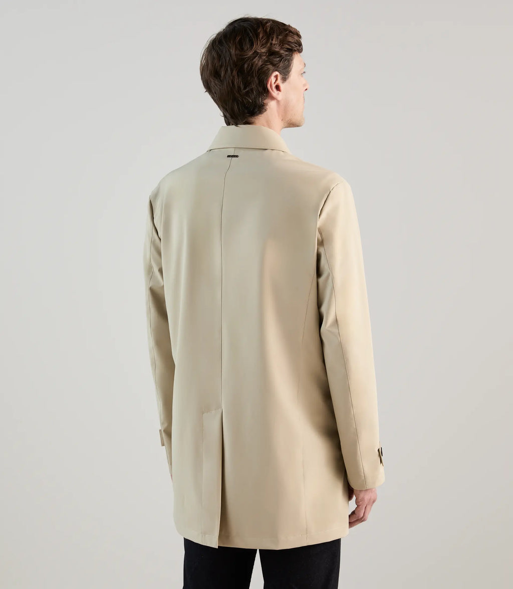 Manteau mi - long léger beige - IZAC
