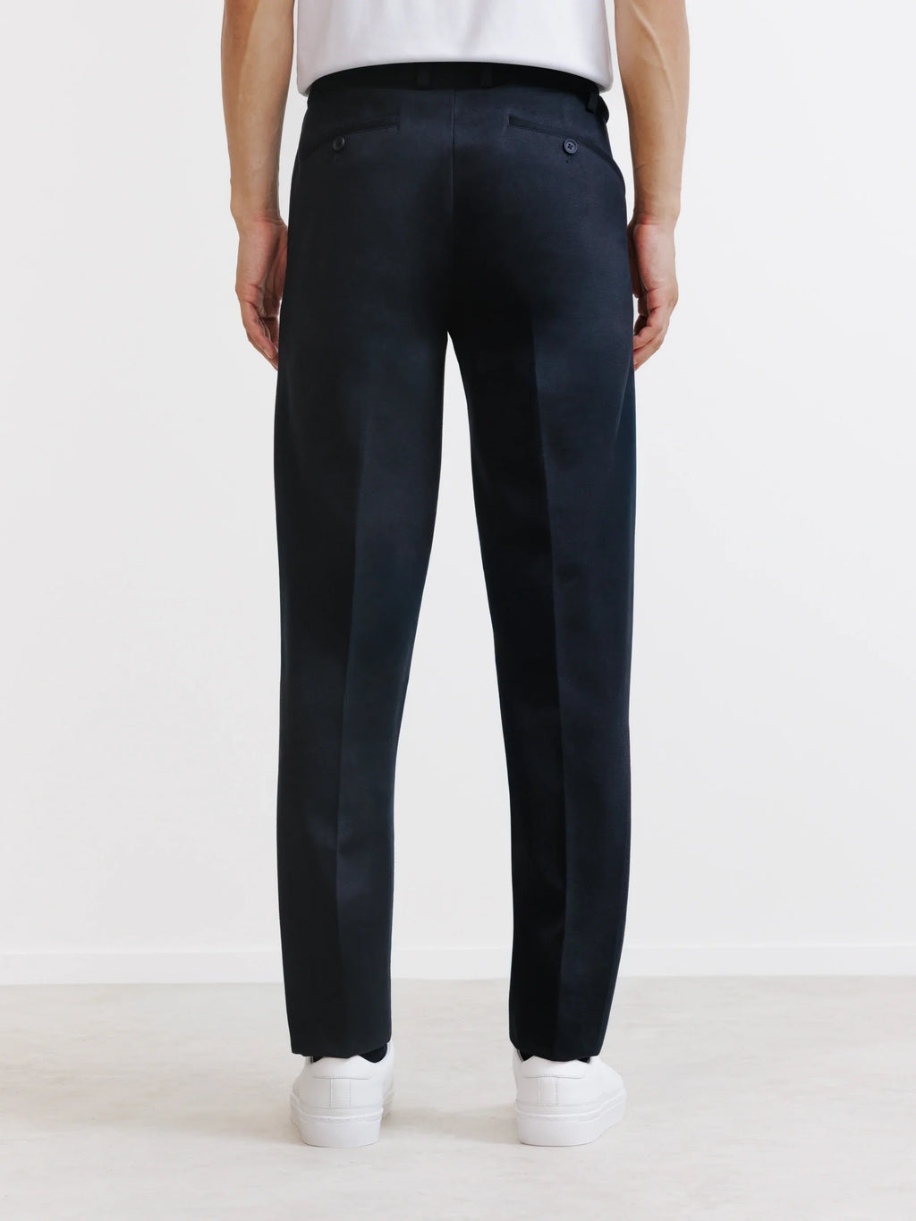 Pantalon en maille marine - IZAC