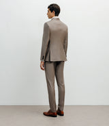 Costume croisé taupe - IZAC