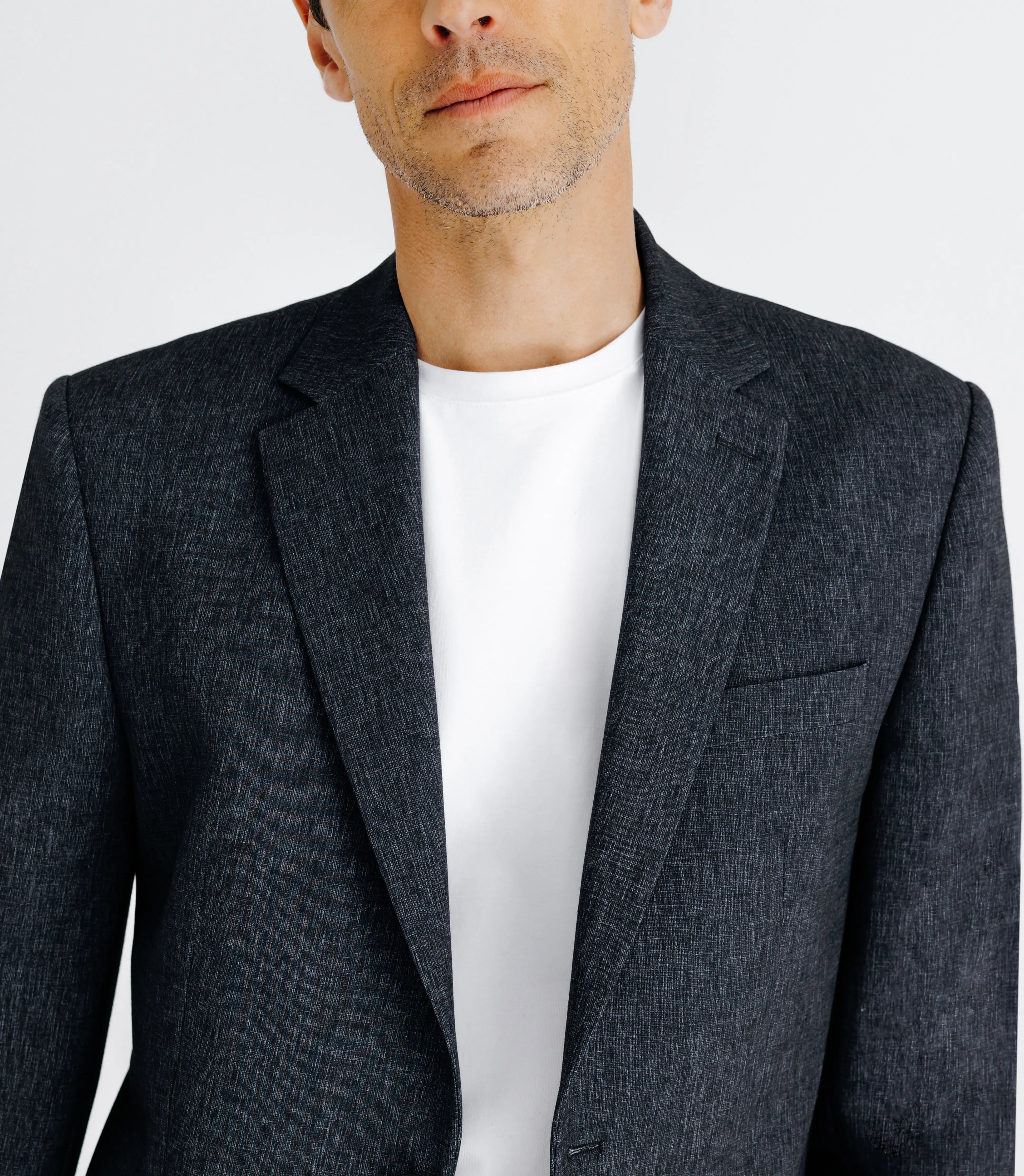 Costume pliable 2 boutons noir - IZAC