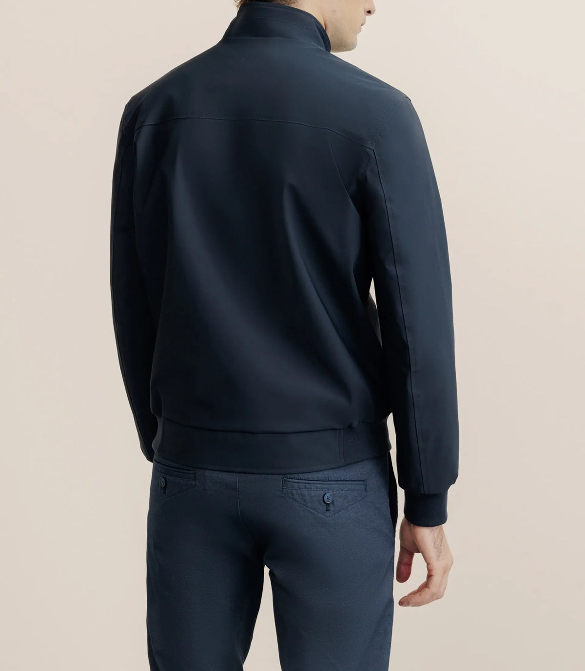 Blouson col montant marine - IZAC