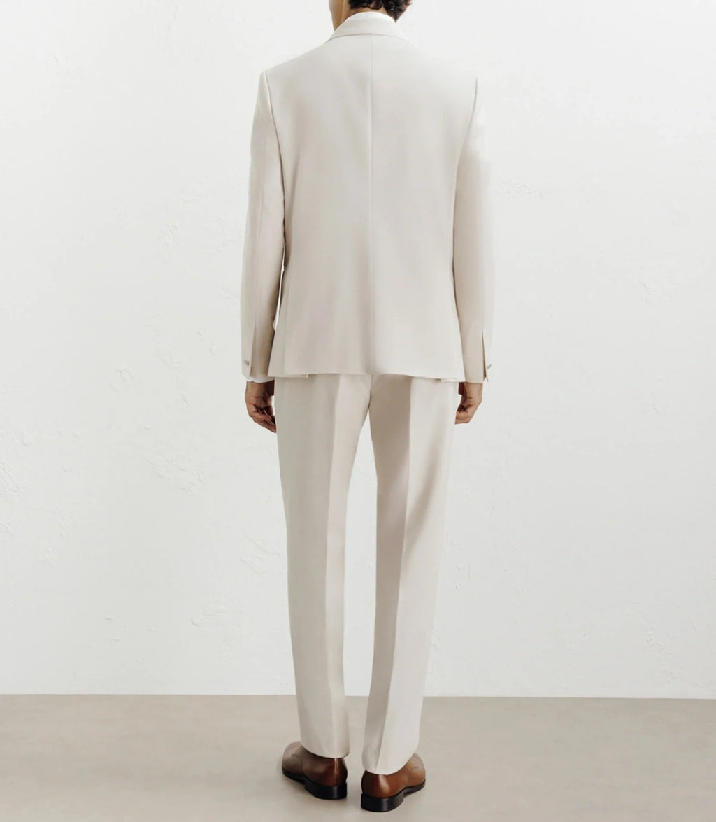 Costume croisé ecru - IZAC