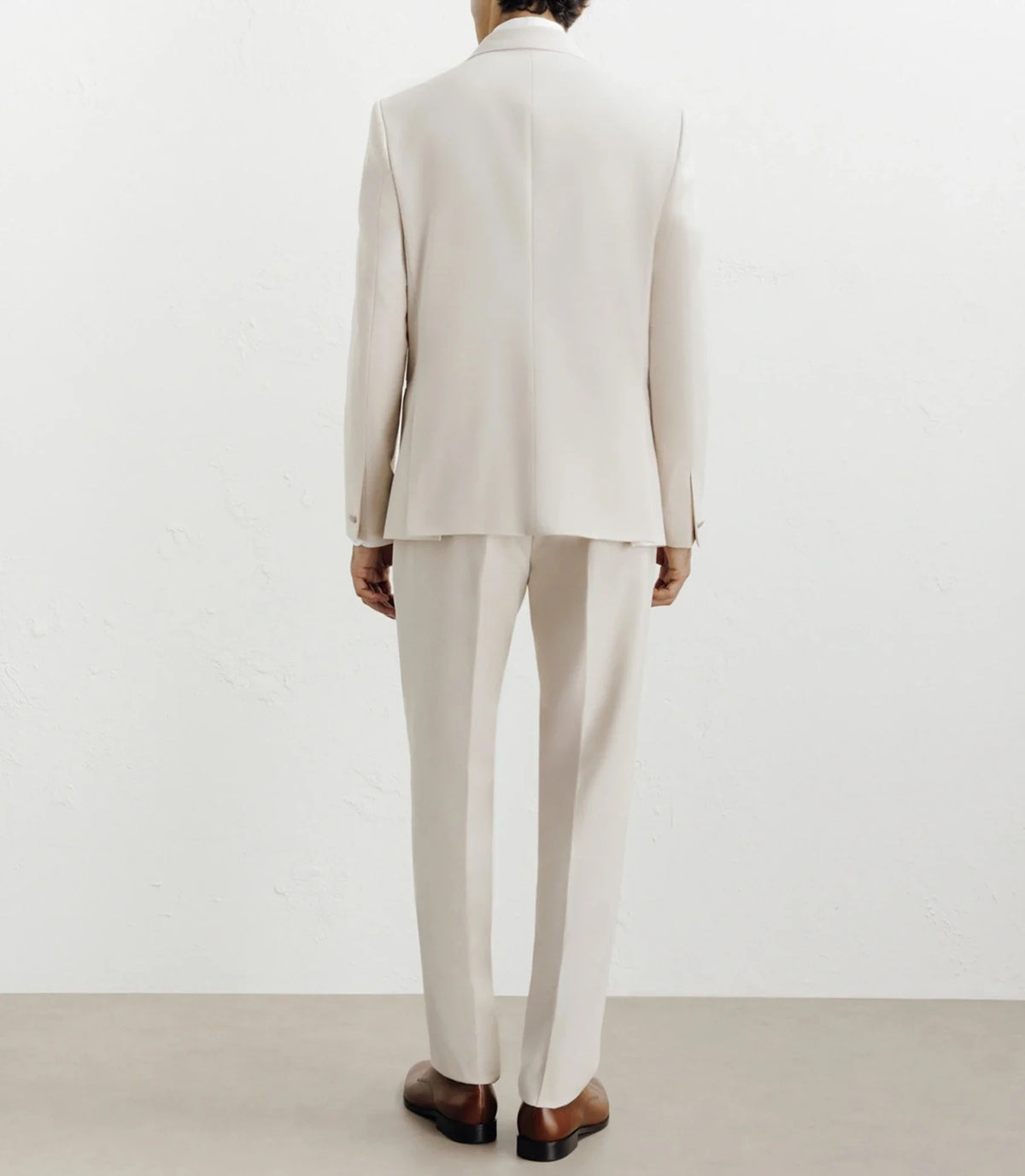 Costume croisé ecru - IZAC