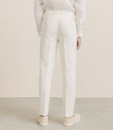 Pantalon en coton et lin écru - IZAC