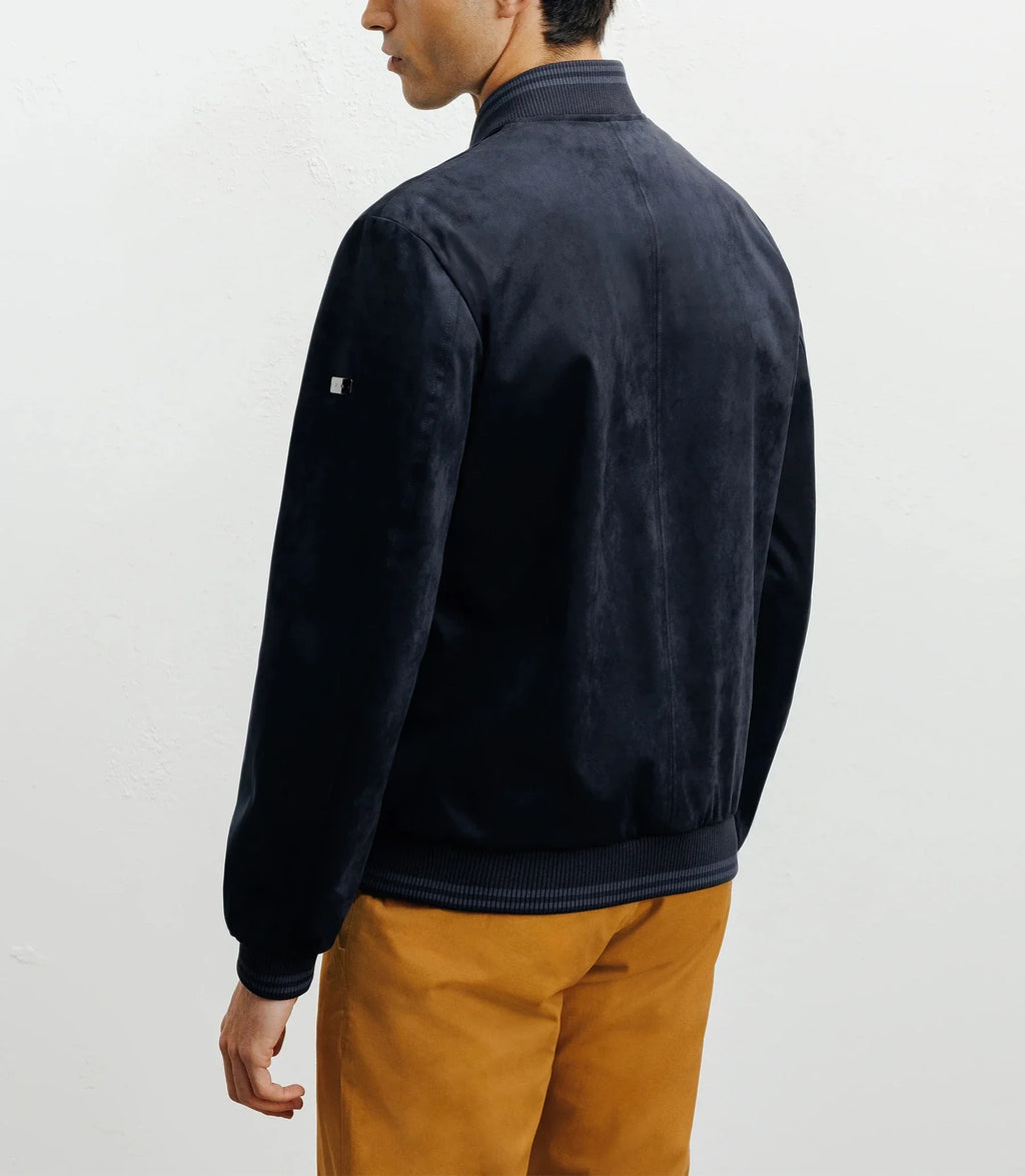 Blouson col teddy marine - IZAC