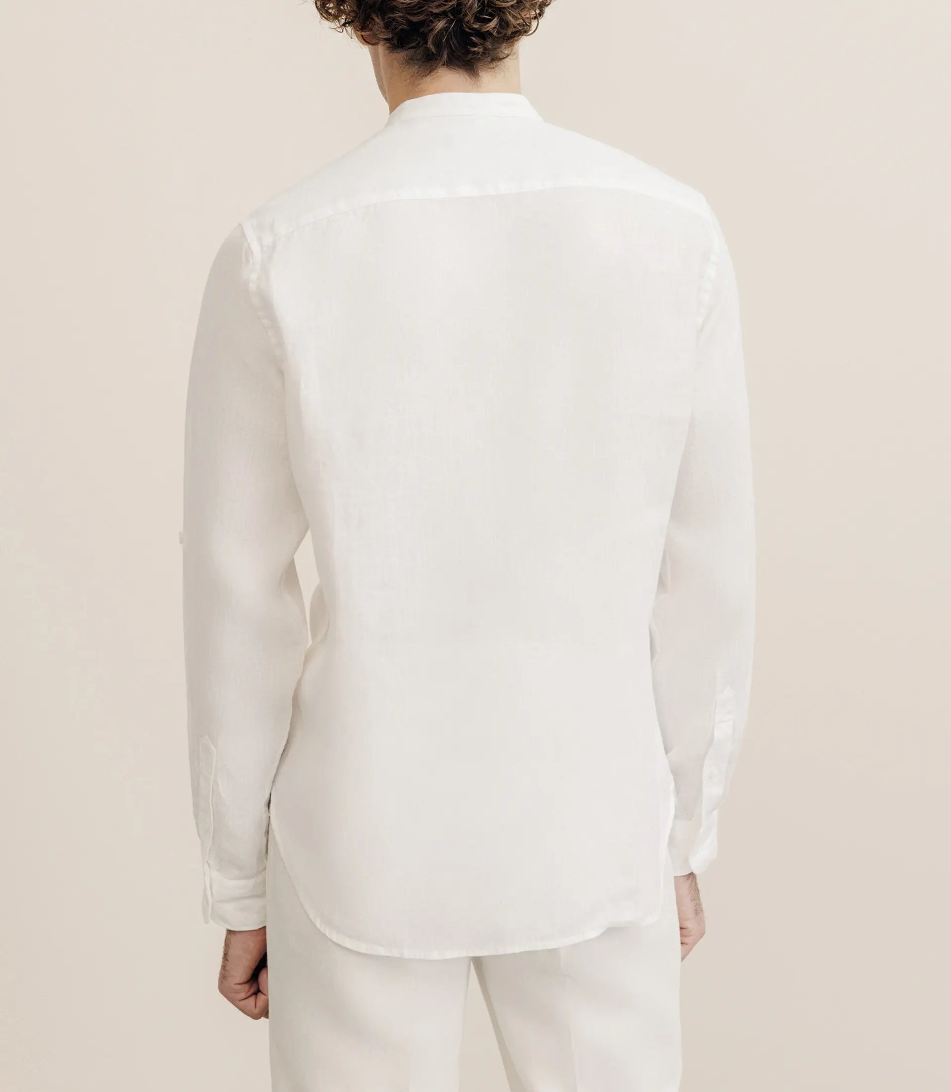 Chemise 100% lin blanche - IZAC