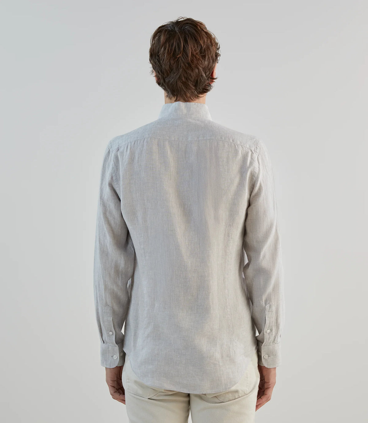 Chemise 100% lin grise - IZAC