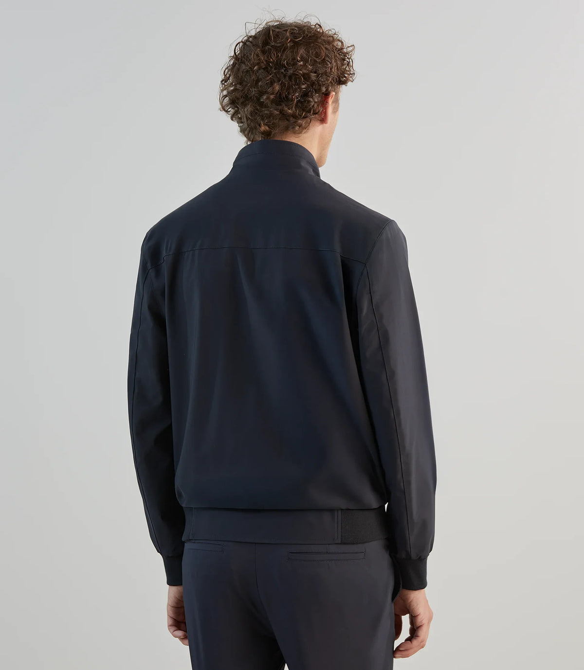 Blouson col montant marine - IZAC