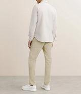 Chemise regular rayée beige - IZAC