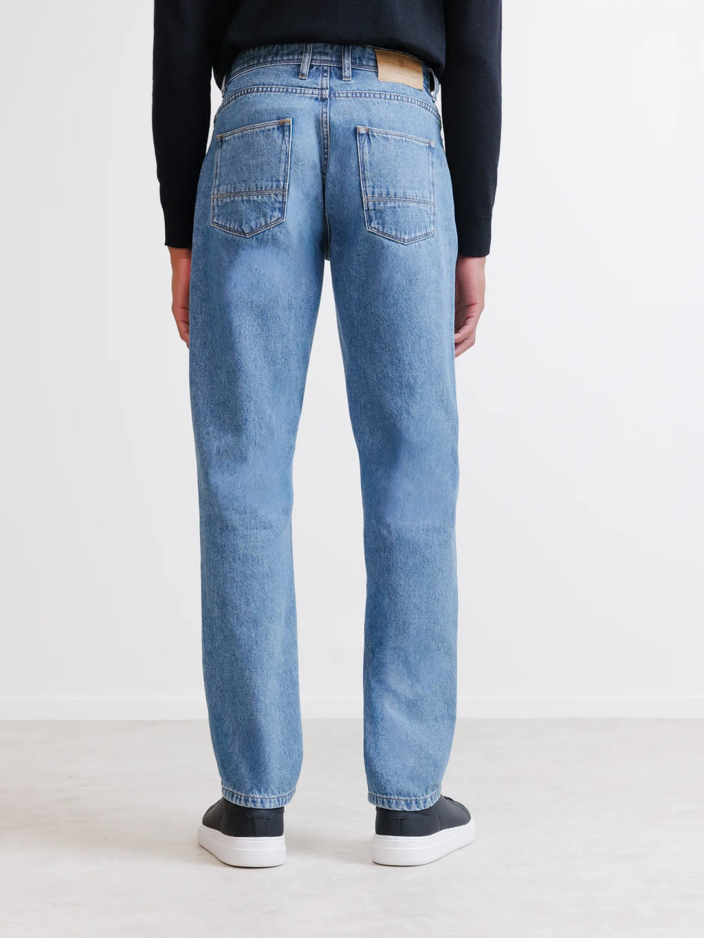 Jean 5 poches regular bleu moyen - IZAC