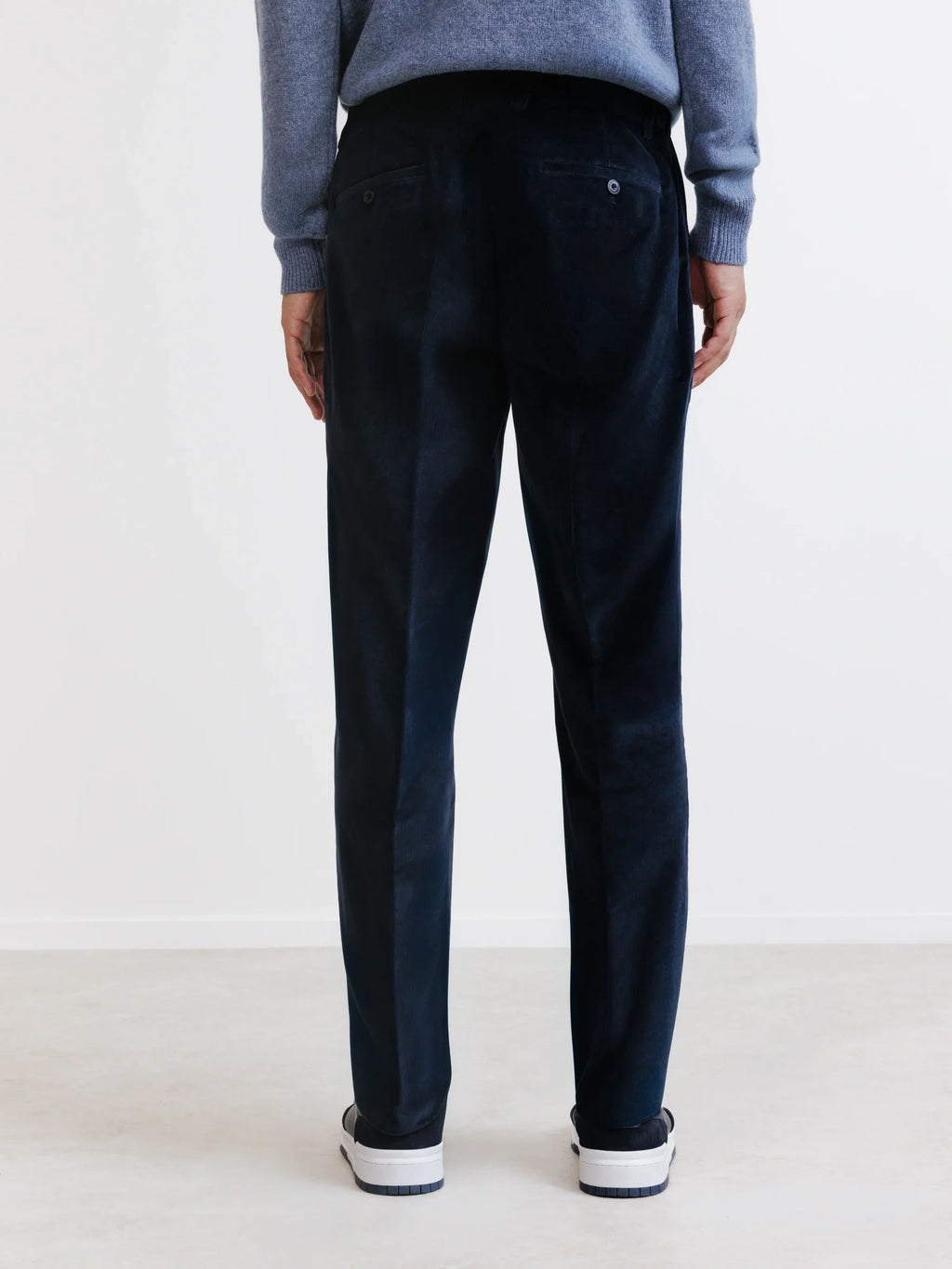 Pantalon en velours marine - IZAC