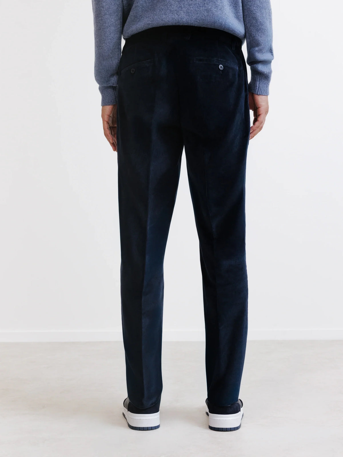 Pantalon en velours marine - IZAC