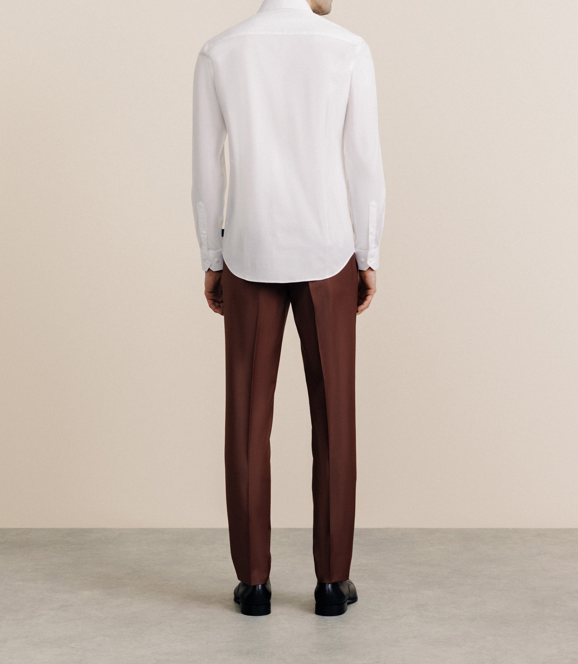 Chemise col français blanche - IZAC