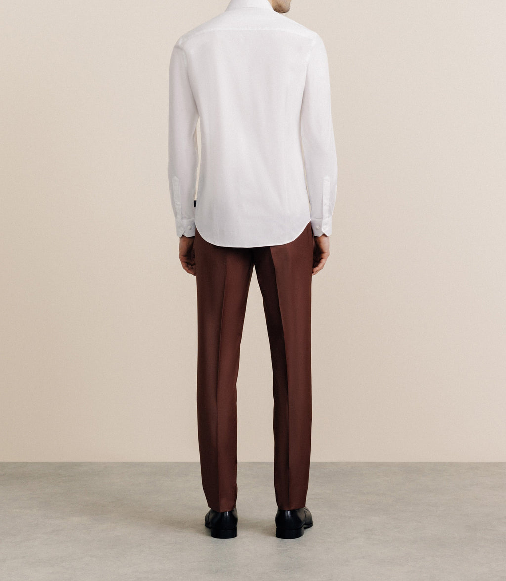 Chemise col français blanche - IZAC