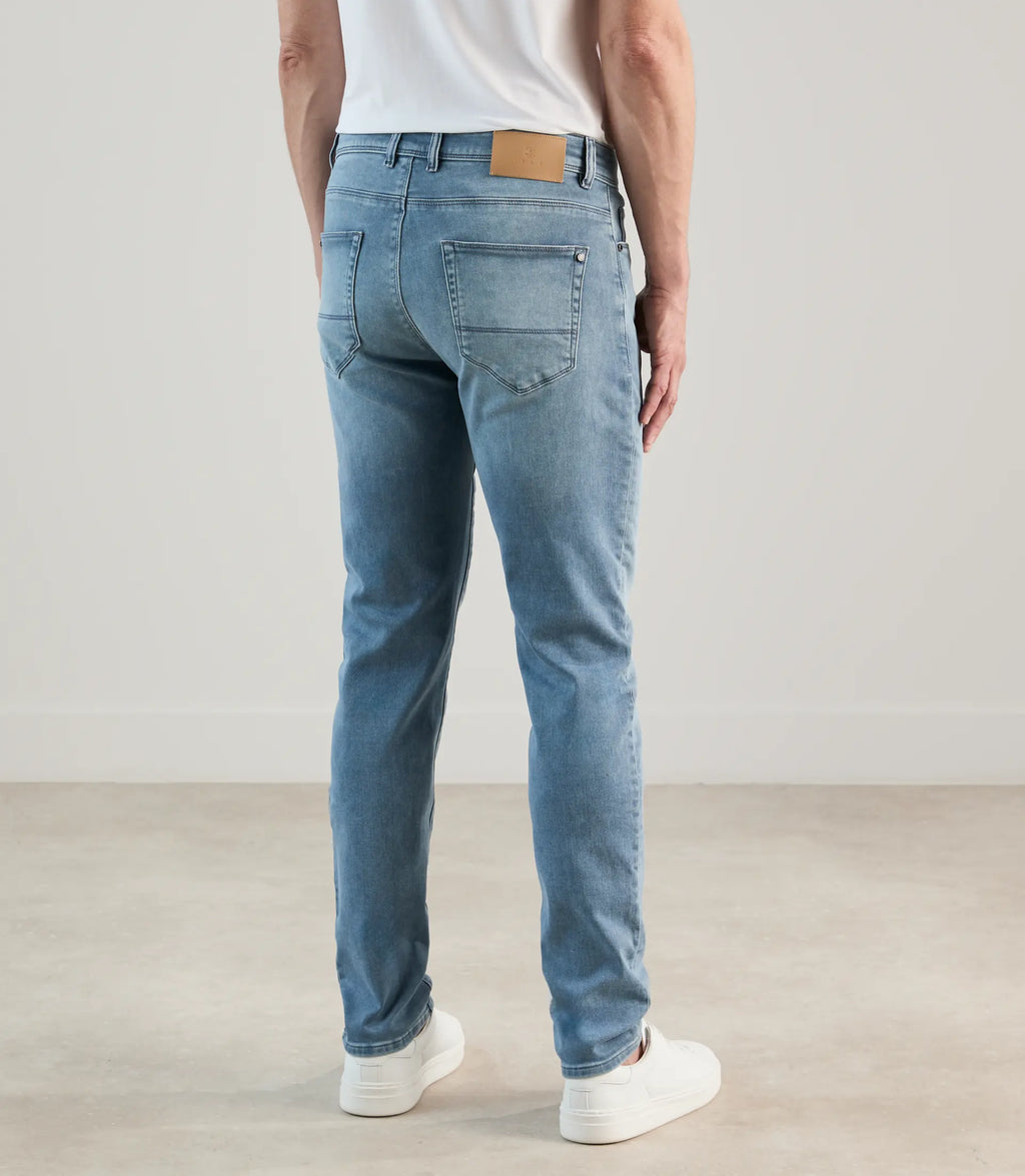 Jean 5 poches stretch bleach - IZAC