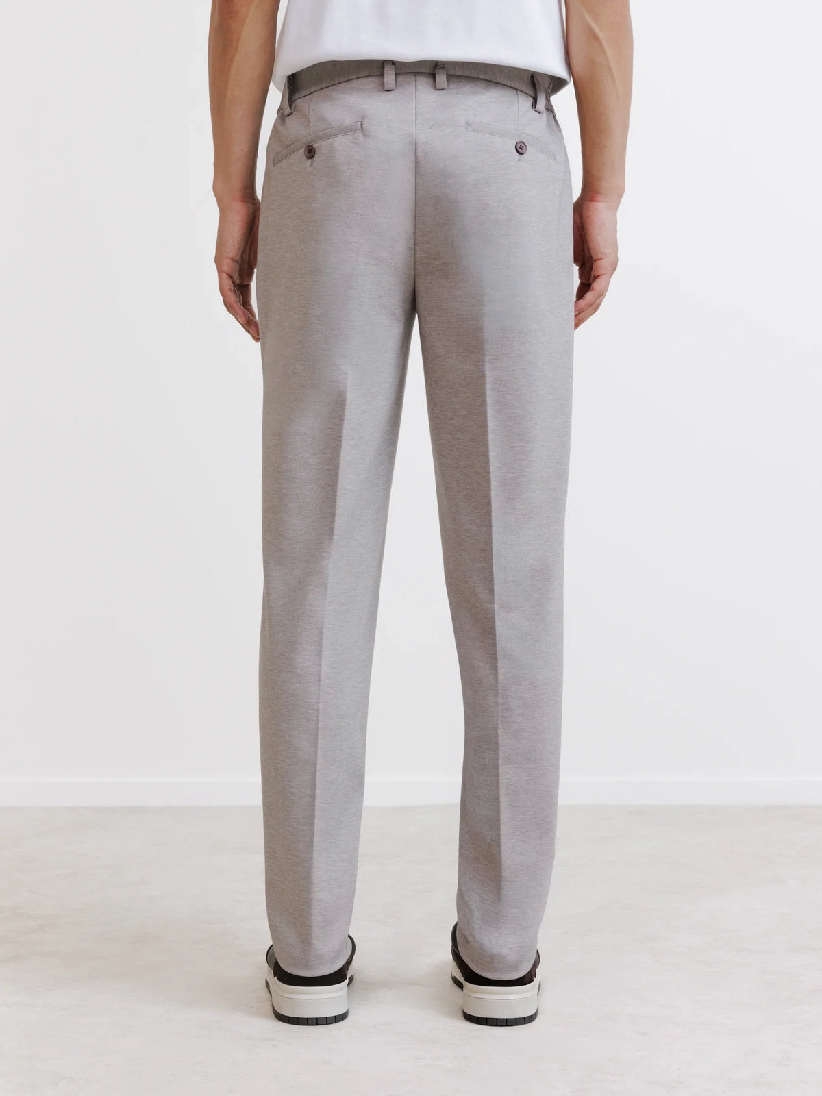 Pantalon en maille taupe - IZAC