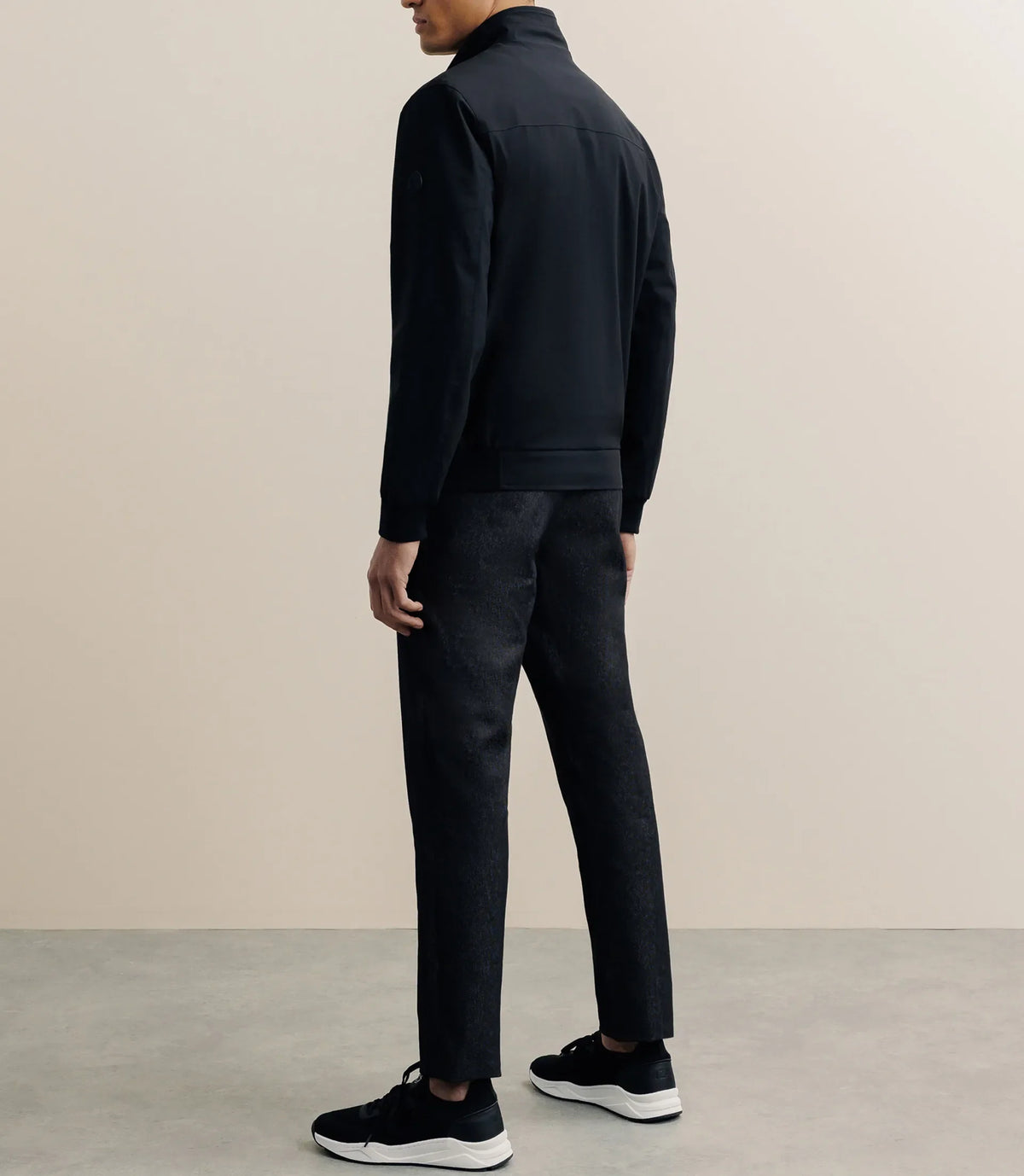 Blouson col montant noir - IZAC