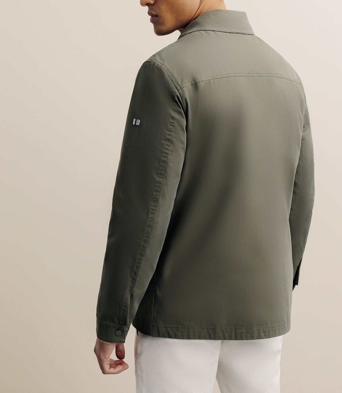 Veste casual 100% coton kaki - IZAC