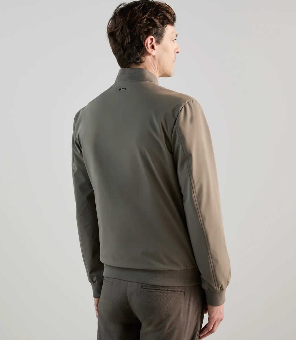 Blouson col teddy taupe - IZAC