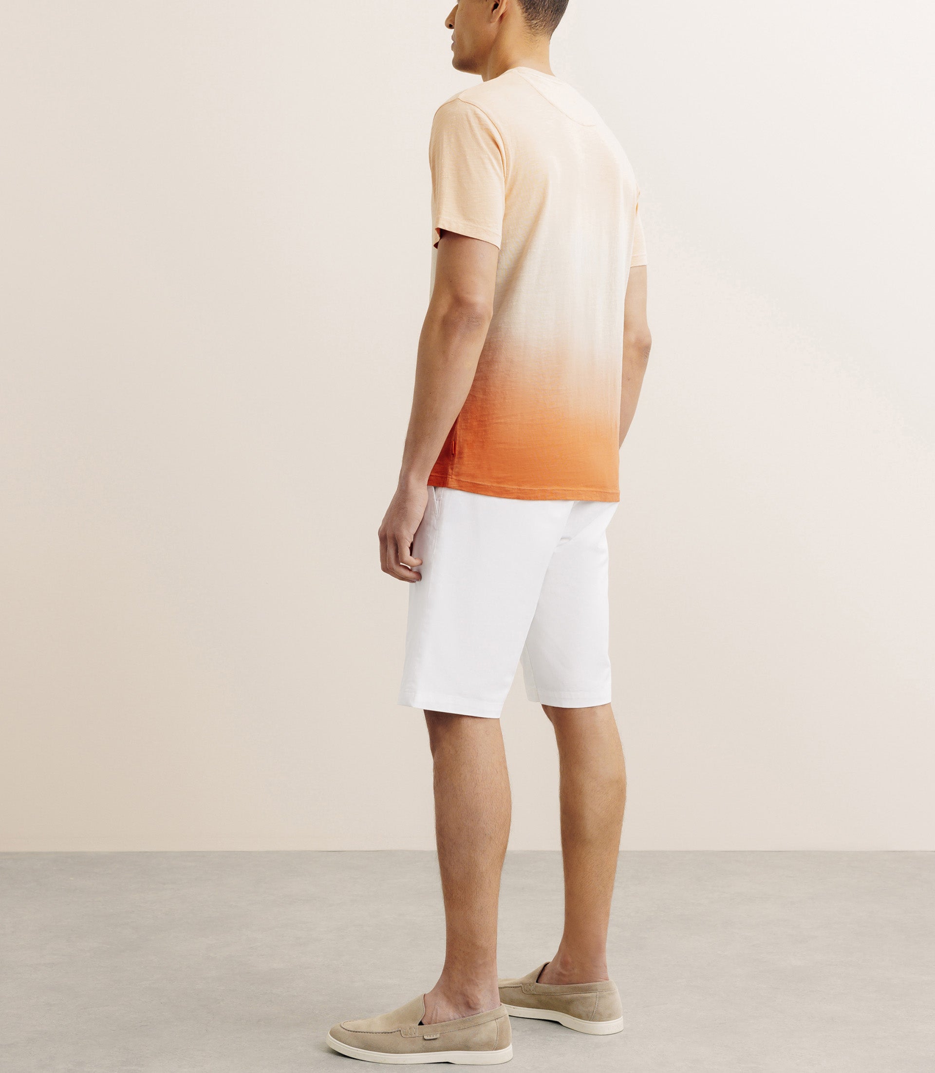 T-shirt tye & dye pêche - IZAC