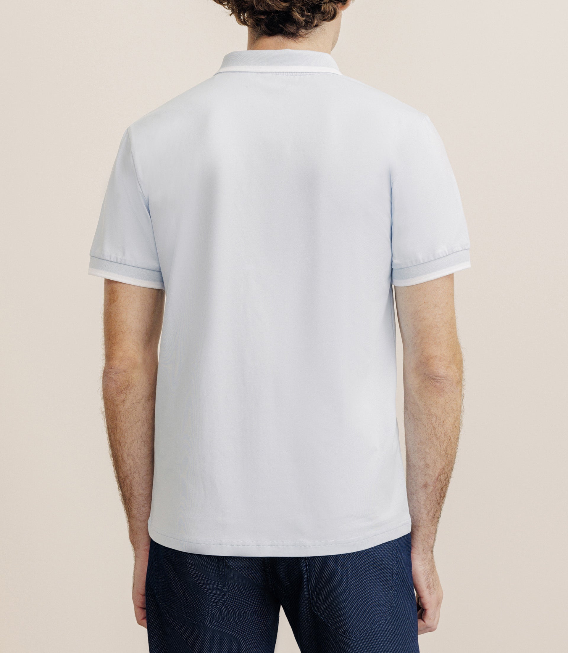 Polo zip ciel - IZAC