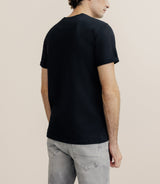 Pack de 2 t-shirts col V noir et blanc - IZAC