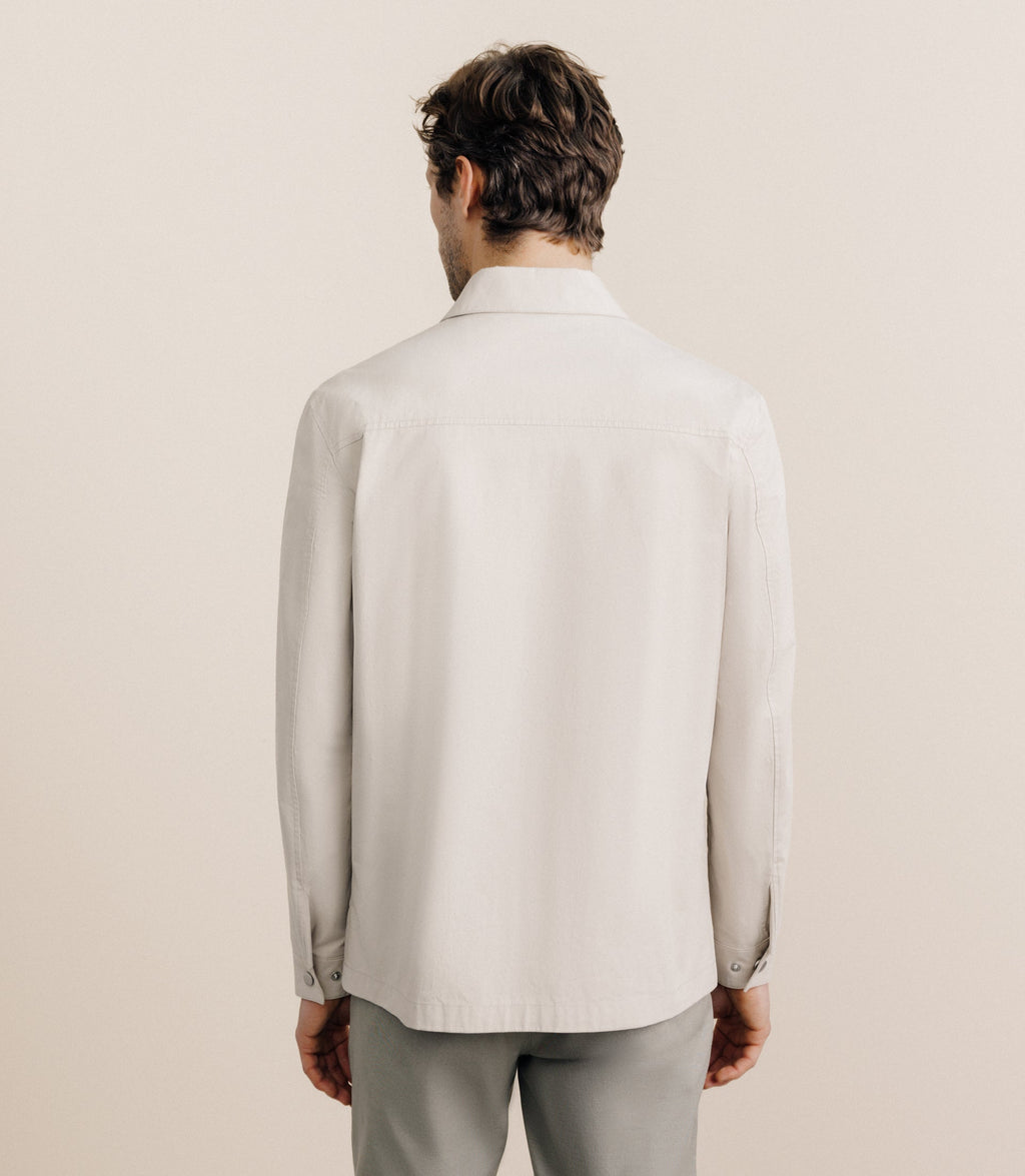 Veste casual 100% coton beige - IZAC