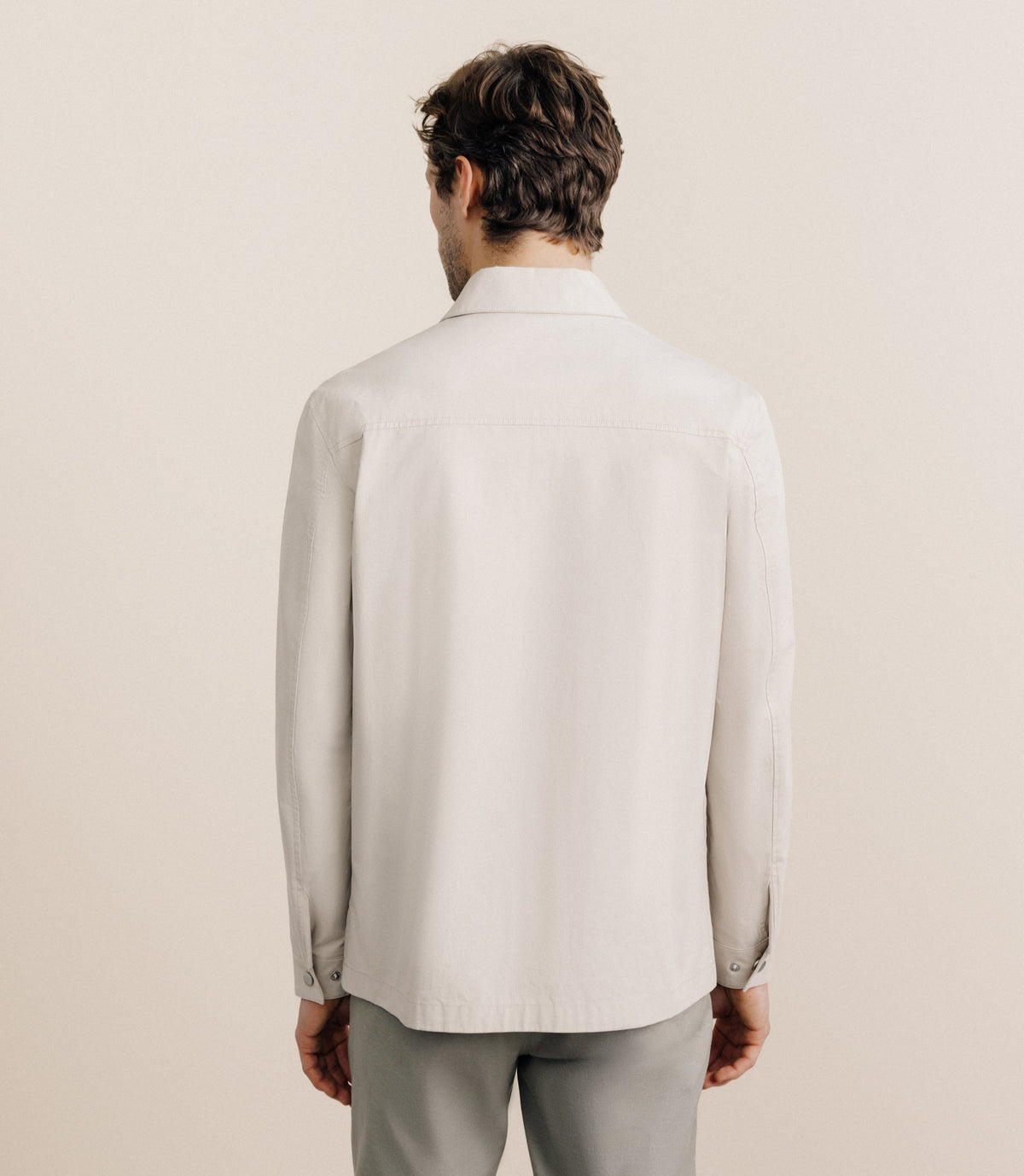 Veste casual 100% coton beige - IZAC