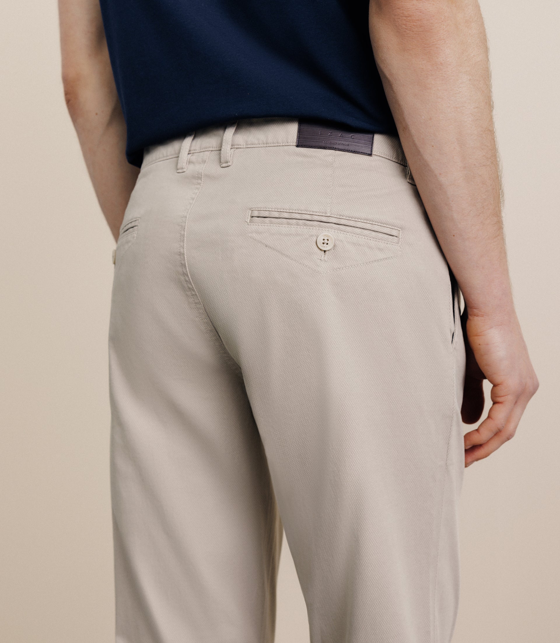 Pantalon imprimé beige - IZAC
