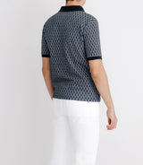 Polo boutonné marine - IZAC