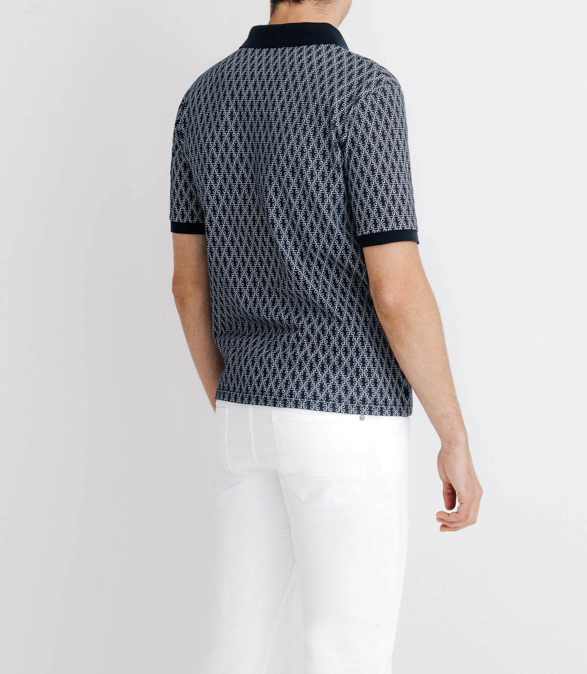 Polo boutonné marine - IZAC