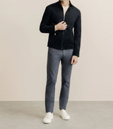 Blouson en suédine noir - IZAC