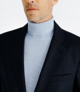 Costume en laine mélangée marine - IZAC