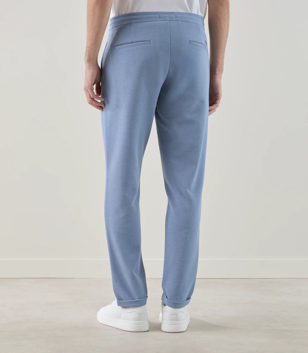 Pantalon casual en maille indigo - IZAC