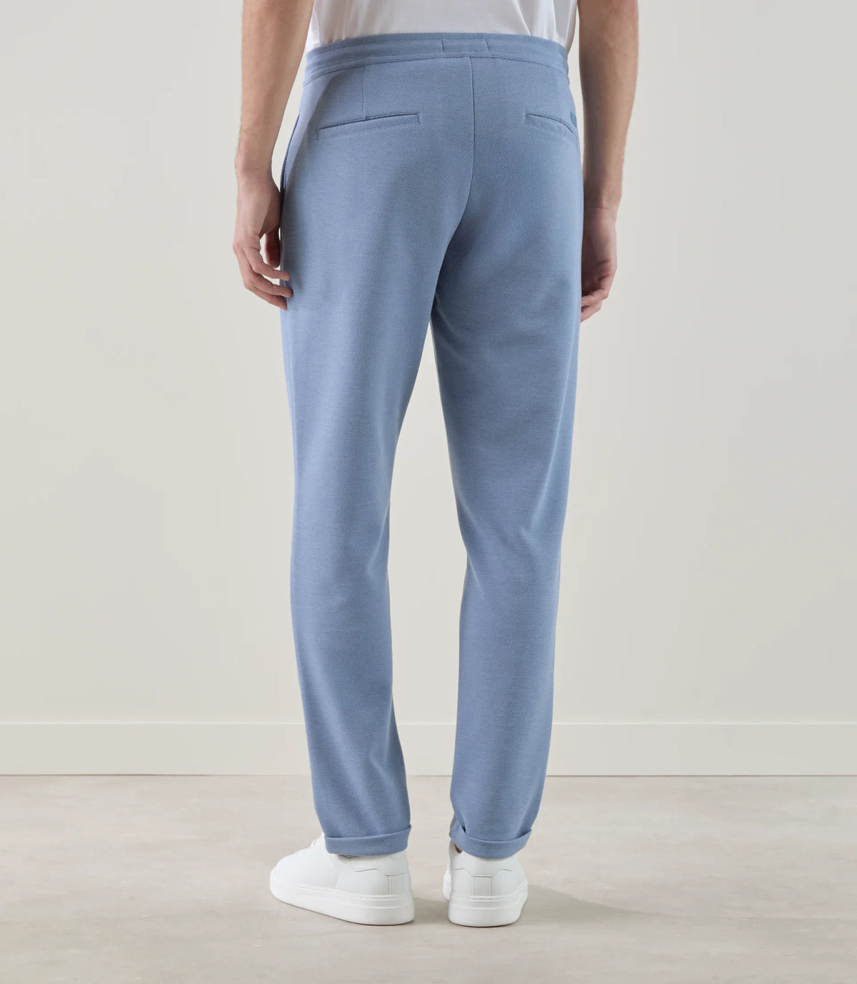 Pantalon casual en maille indigo - IZAC