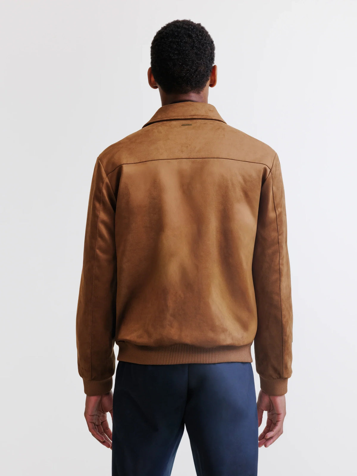 Blouson en suède marron - IZAC