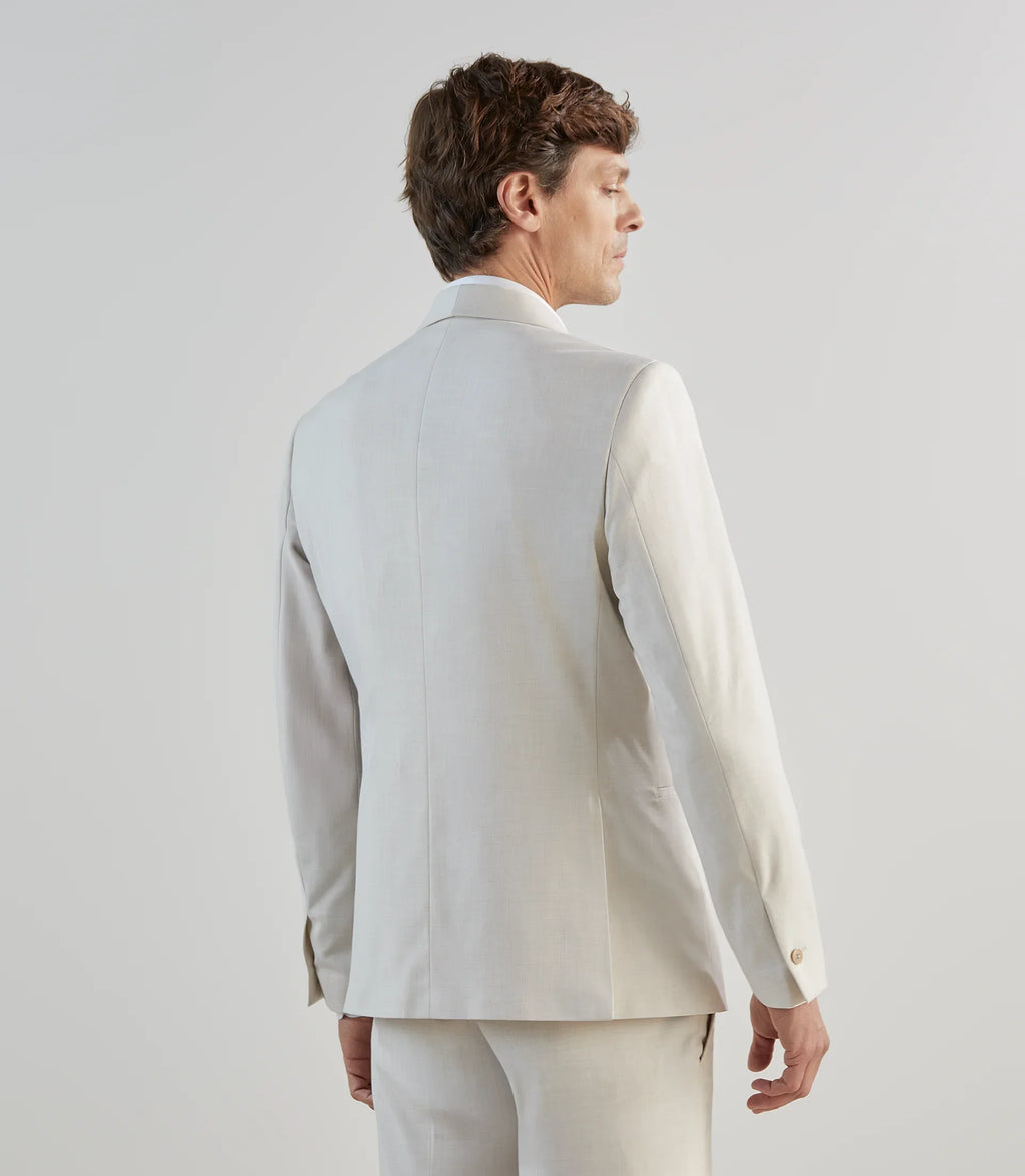 Costume croisé écru - IZAC