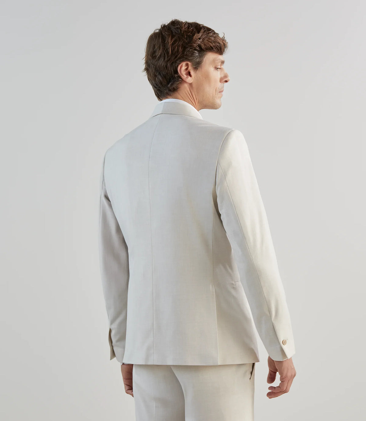 Costume croisé écru - IZAC