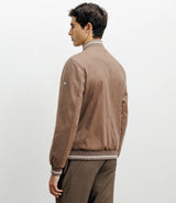 Blouson col teddy taupe - IZAC